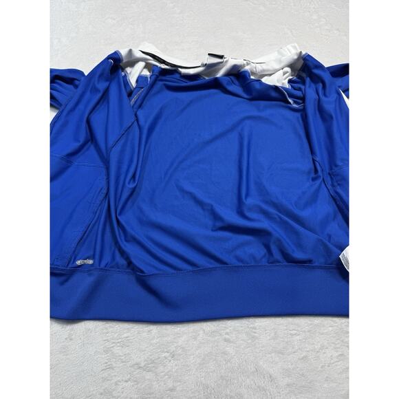 Nike Futbol Dri-Fit Track Jacket Royal Blue White Zip Front Men’s Medium - Picture 7 of 10